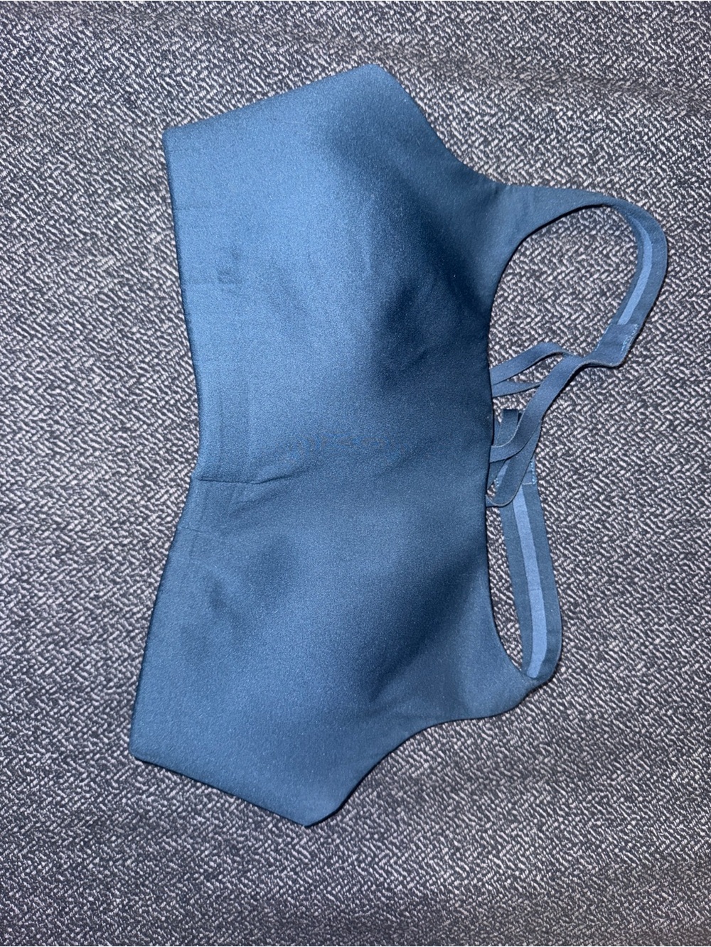 lululemon athletica slate blue seamless sports bralette